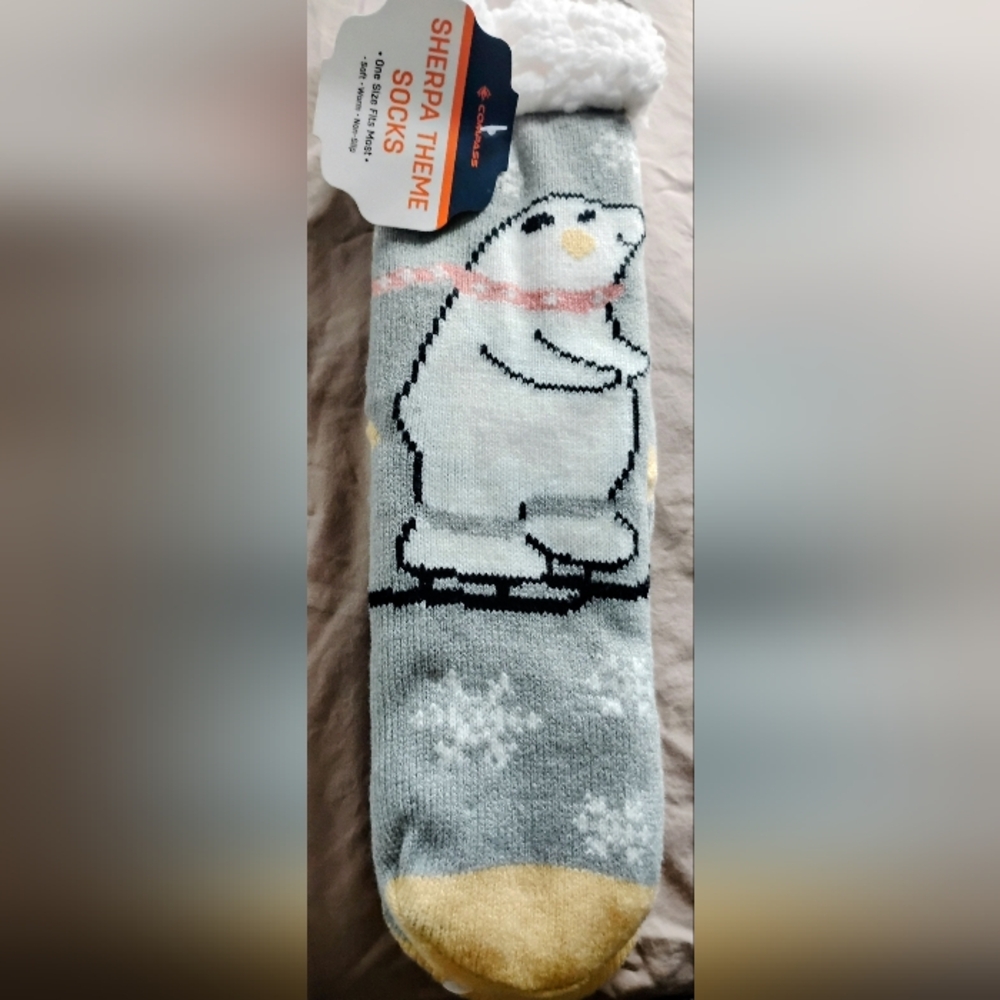 Polar Bear Winter Socks- Great Gift $7 Bundle, $12 Individual